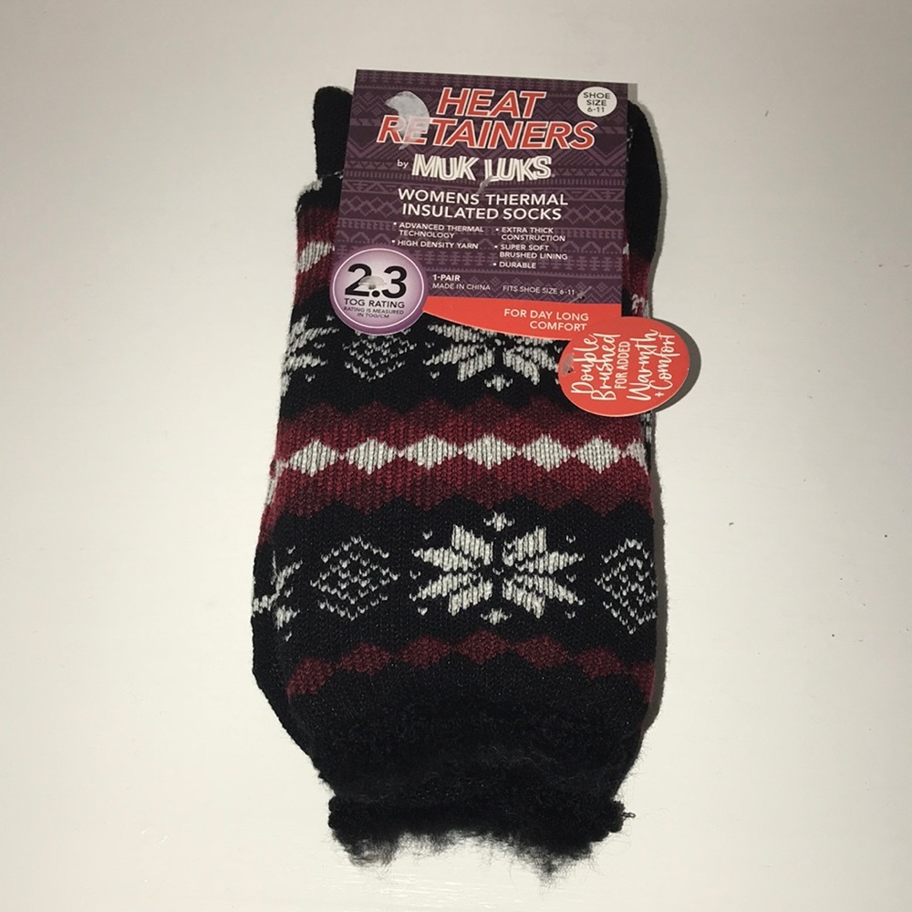 NWT-Muk Luks Thermal Insulated Socks